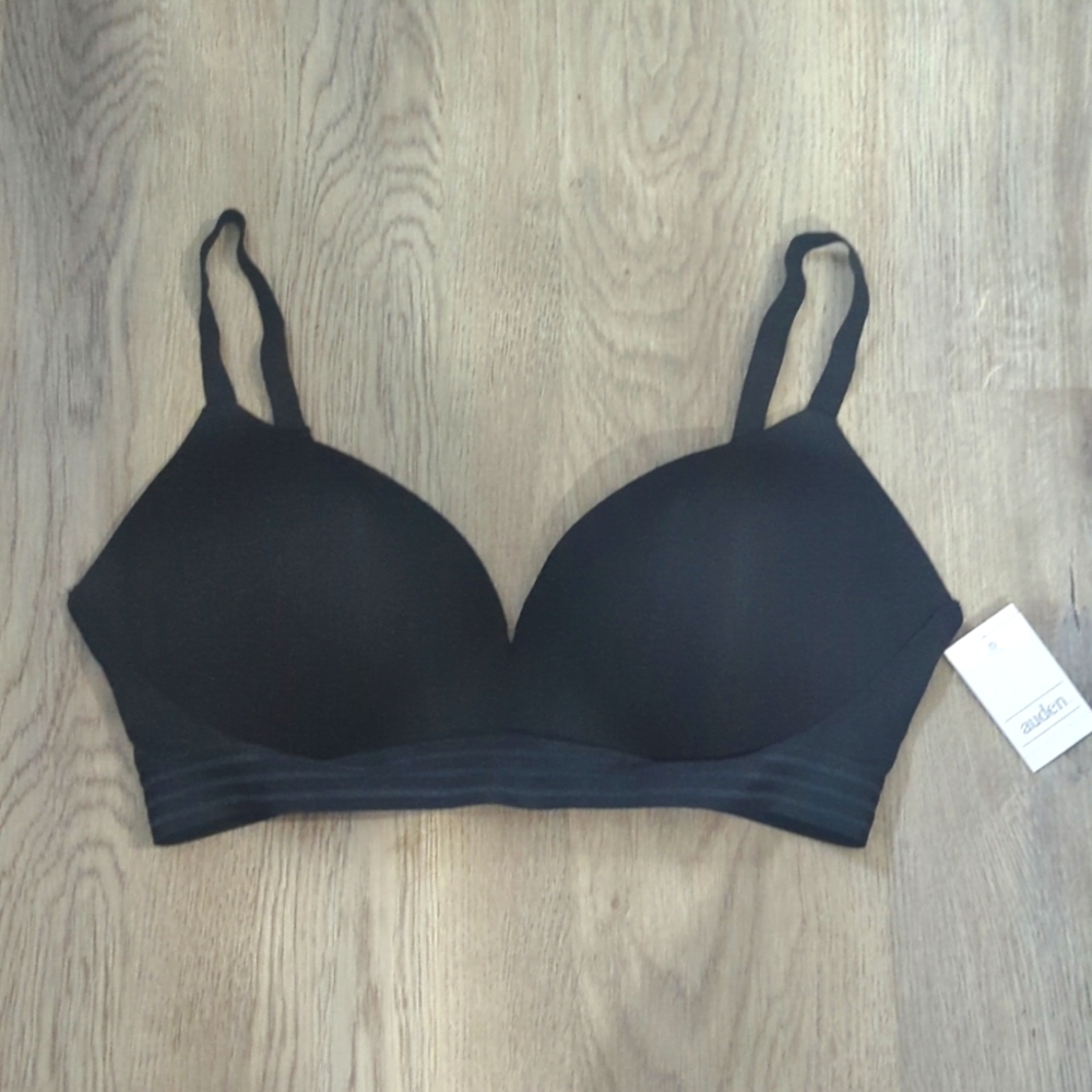 Auden Black Wireless Bra
